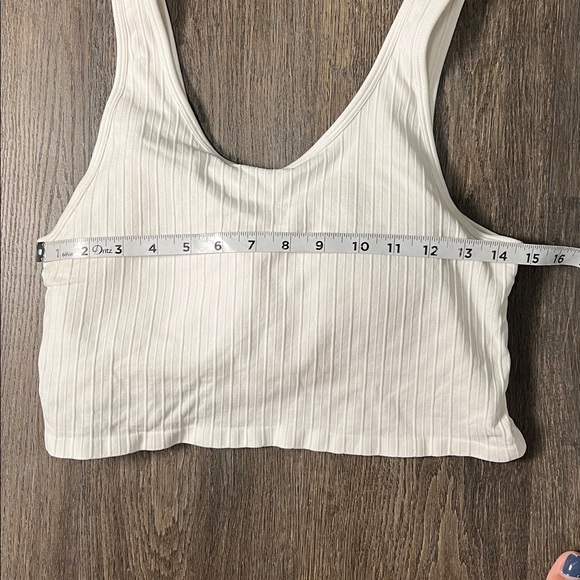 Ryka White Ribbed Padded Sports Bra Size XL - Picture 4 of 7